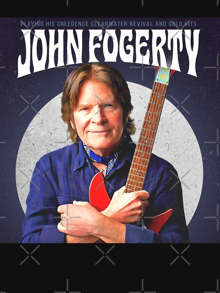 John Fogerty UK Tour TShirt 2023, Creedence Clearwater Revival Band