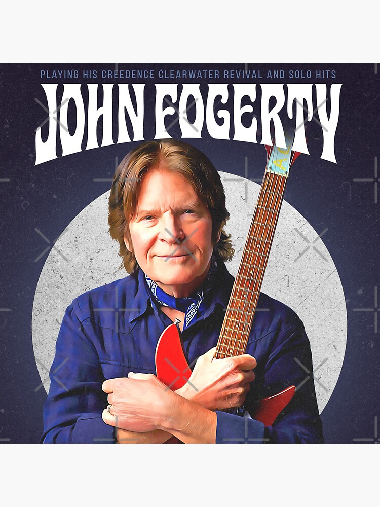 "john fogerty tour 2023 bedakan" Sticker for Sale by arrypark5 Redbubble