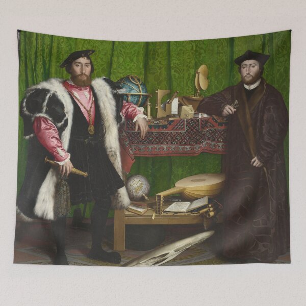 Item preview, Hans Holbein the Younger The Ambassadors designed and sold by OldTimeArt.