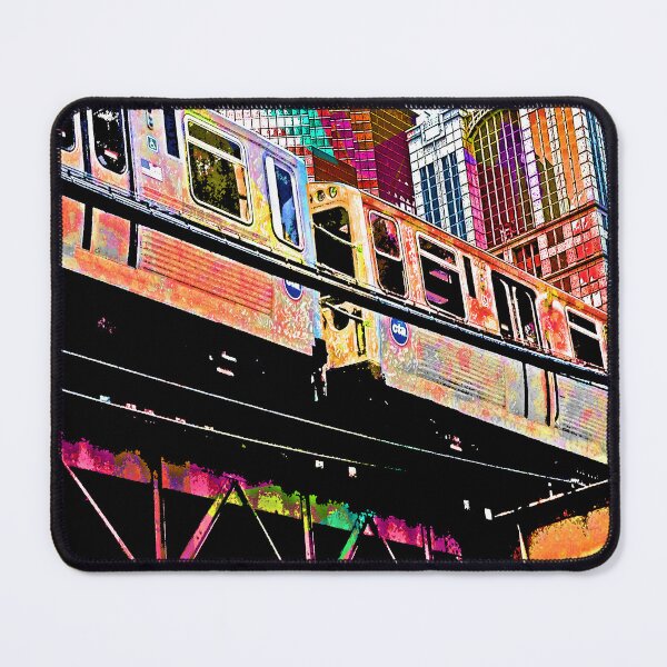 Item preview, Chicago L, Chicago el - series: 2 - CTA - Chicago gifts - Chicago sticker - Chicago art designed and sold by thecheekypixel.