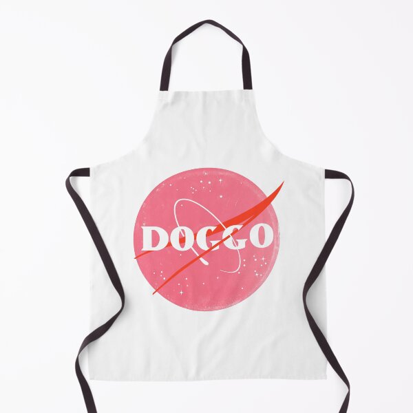Item preview, Doggo, Nasa Inspired logo, quality logo with medium distressed grunge texture, Pink Color Guaranteed best gift for all dog lovers designed and sold by Galactic Fur Baby Federation.