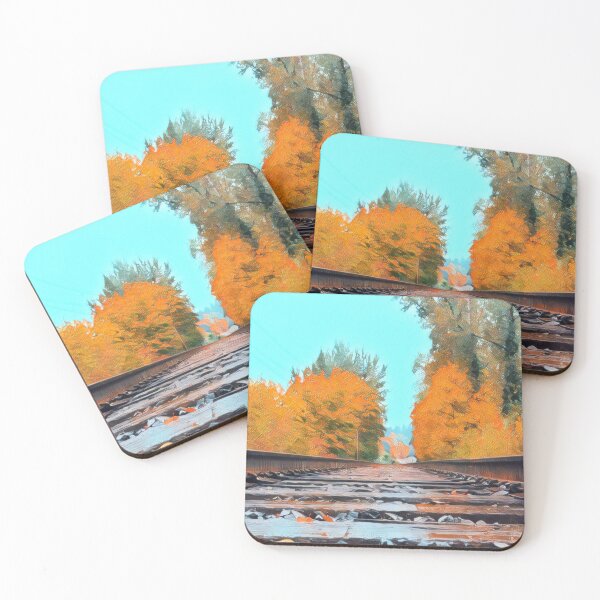 Item preview, Railroad in Fall - Trains designed and sold by MistyMorningsOR.