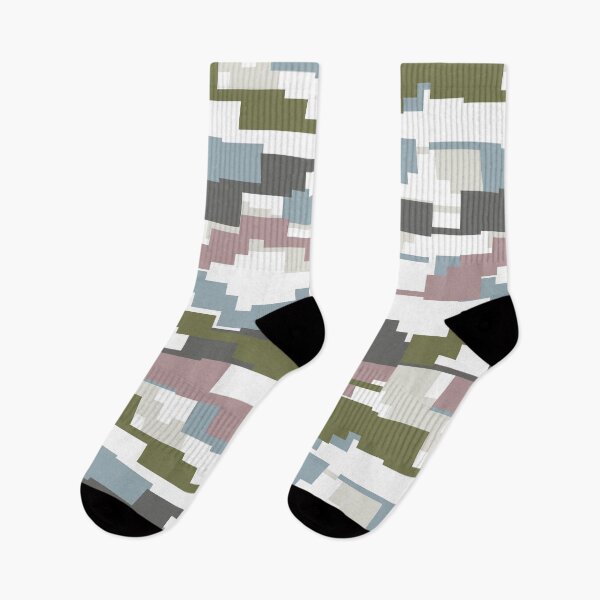 Item preview, Southwestern print - Southwest abstract pixels - muted tone art - modern southwestern designed and sold by thecheekypixel.