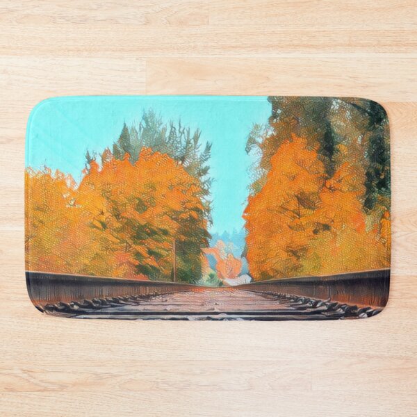 Item preview, Railroad in Fall - Trains designed and sold by MistyMorningsOR.