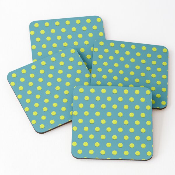 Item preview, Tennis Ball Pattern: Teal designed and sold by OutofFocusShop.