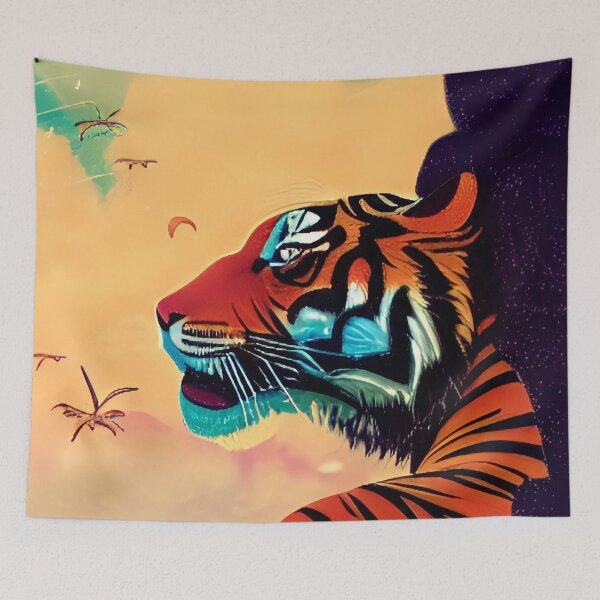 Item preview, Tiger in the sky designed and sold by HikaryChan.