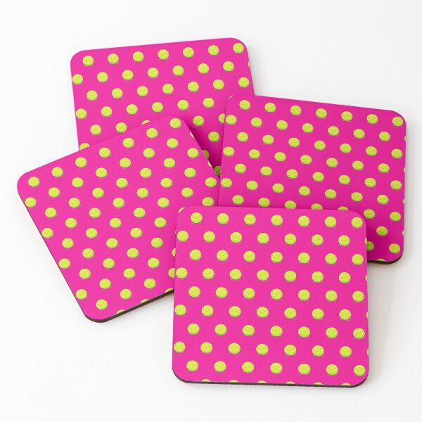 Item preview, Tennis Ball Pattern: Fuchsia Pink designed and sold by OutofFocusShop.