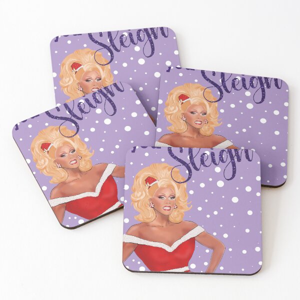 Item preview, "Shantay you Sleigh" RuPaul Drag Race Christmas Card Greeting Card designed and sold by Sweetie Darling  Design.