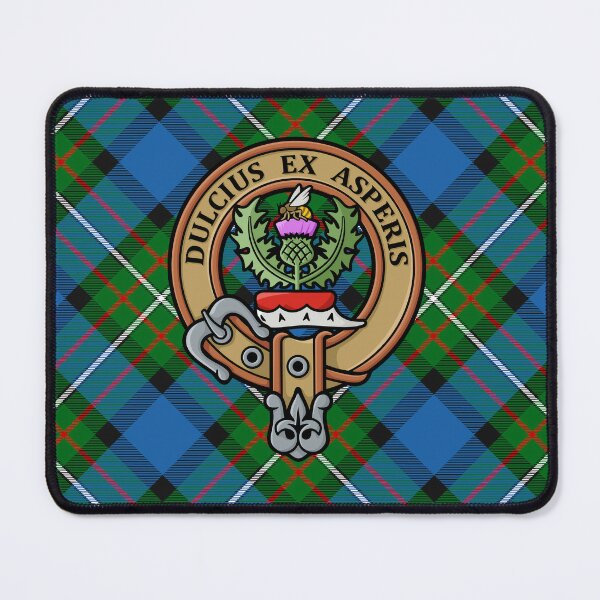 Tartanforlife Allardice retailer Clan Badge Tartan Rug