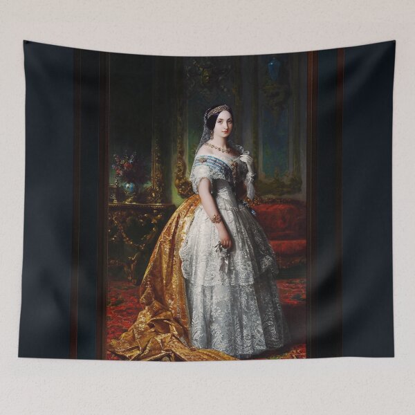 Item preview, La infanta Luisa Fernanda de Borbón, Duquesa de Montpensier by Federico de Madrazo y Kuntz Remastered Xzendor7 Classical Art Old Masters Reproductions designed and sold by Xzendor7 Digital Art Creations.