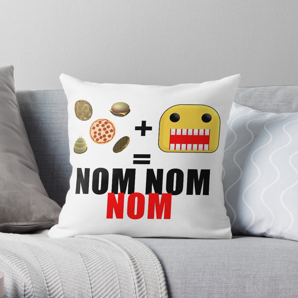 Roblox Get Eaten By The Noob Throw Pillow By Jenr8d Designs Redbubble - roblox get eaten by the noob zipper pouch