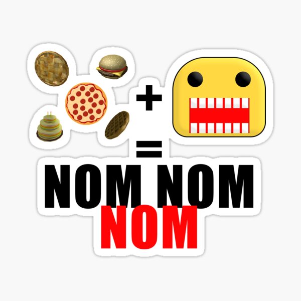 Roblox Get Eaten By The Noob Sticker By Jenr8d Designs Redbubble - read desc feed the giant noob or get eaten roblox
