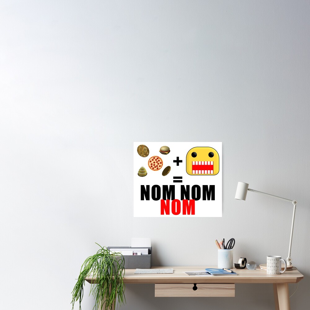 Roblox Get Eaten By The Noob Poster By Jenr8d Designs Redbubble - roblox get eaten by a noob