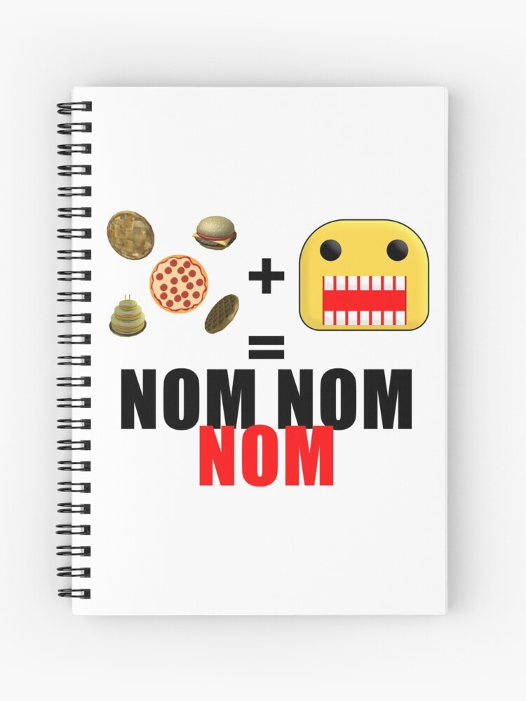 Roblox Get Eaten By The Noob Spiral Notebook By Jenr8d Designs - roblox feed me giant noob kids pullover hoodie by jenr8d designs