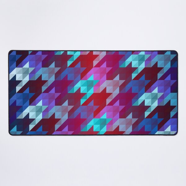 Item preview, gradient origami houndstooth designed and sold by VrijFormaat.