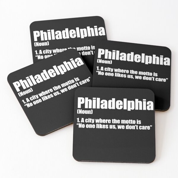 Artikelvorschau, Philadelphia "Niemand mag uns, das ist uns egal" entworfen und verkauft von Weavs.