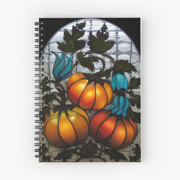Item preview, Art of A.I. Pumpkin stained glass 2 designed and sold by jaharek.