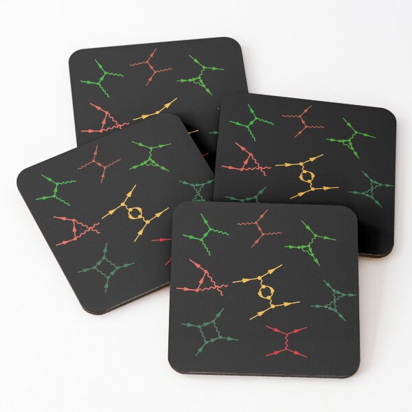 Item preview, Feynman diagrams with christmas vibes, quantum field theory and particle physics designed and sold by NoetherSym.