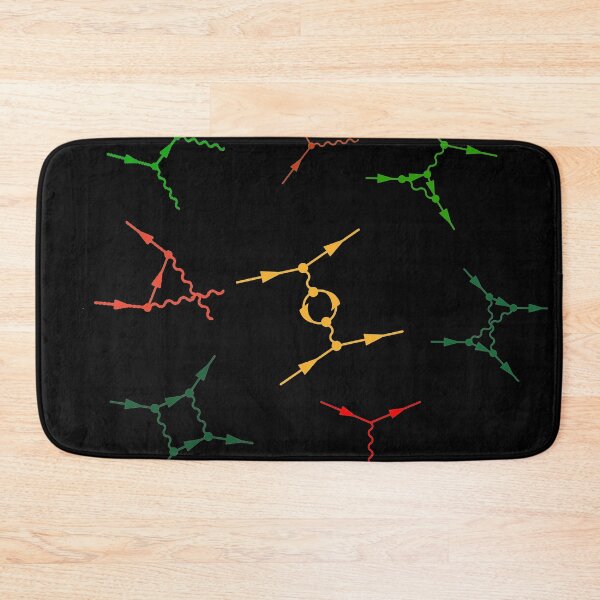 Item preview, Feynman diagrams with christmas vibes, quantum field theory and particle physics designed and sold by NoetherSym.