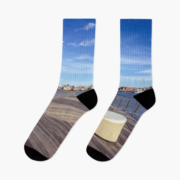 Item preview, Manhattan Skyline Skyscrapers Dock NYC designed and sold by eleonoraingrid.