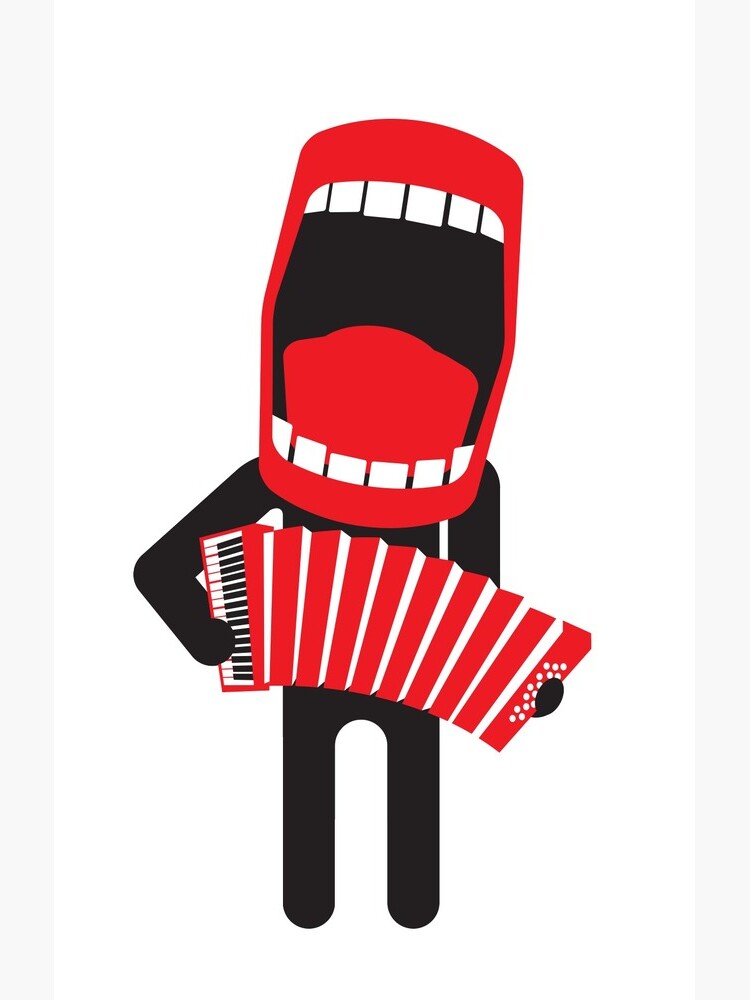 loud singing accordion player by kislev