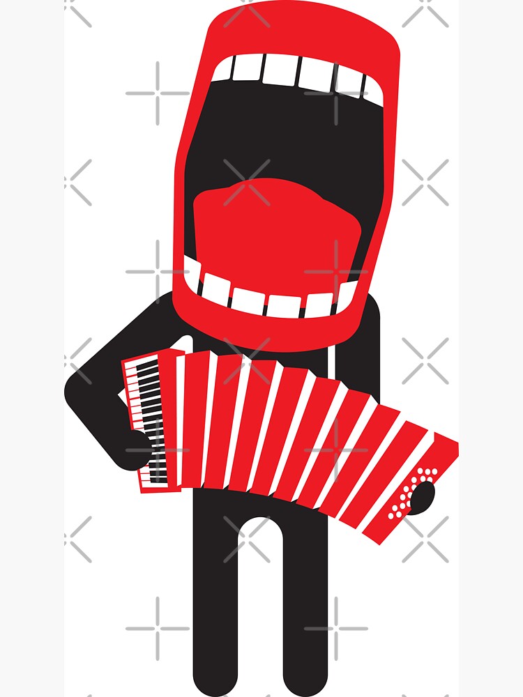 loud singing accordion player by kislev