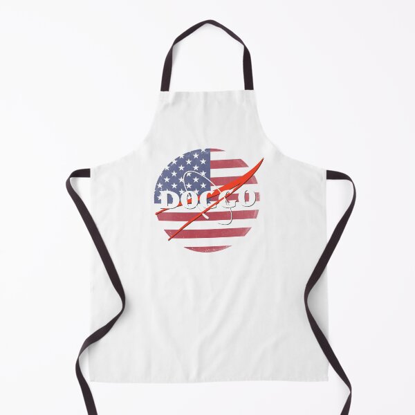 Item preview, Doggo, Nasa logo Inspired, American Flag quality logo with extreme faded grunge texture, Guaranteed best gift for all dog lovers designed and sold by Galactic Fur Baby Federation.
