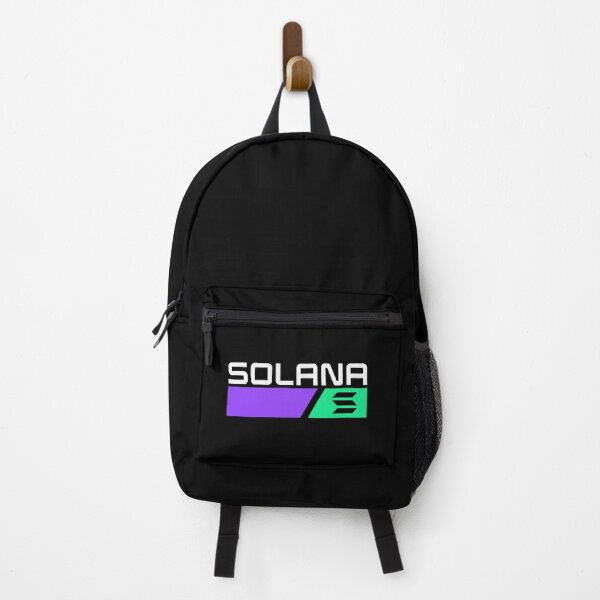 Item preview, Solana SOL Crypto Altcoin - Purple and Green Forms designed and sold by CryptoMoods.