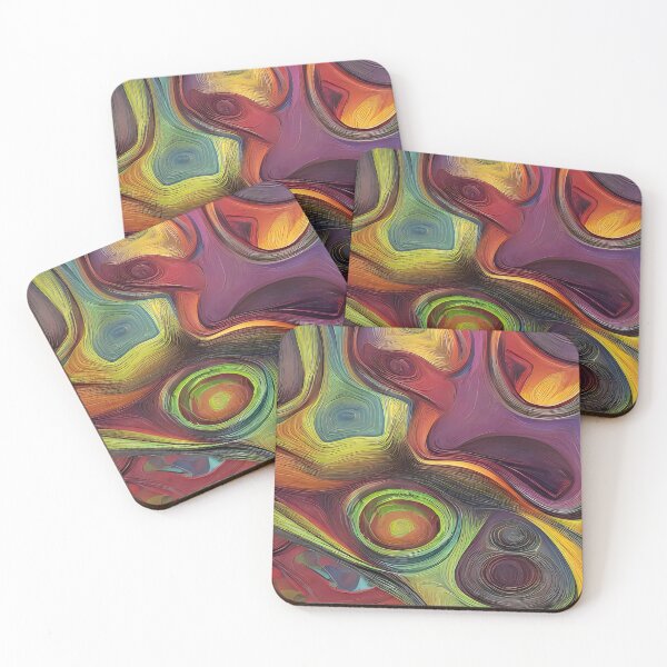 Item preview, Color abstract painting designed and sold by thecocotouchart.