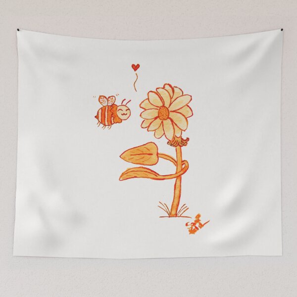 Item preview, Sunflower and Bee designed and sold by Sami Kelsh.