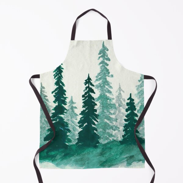 Artikelvorschau, Immergrüne Wald-Aquarell-Malerei entworfen und verkauft von BarbieL52.
