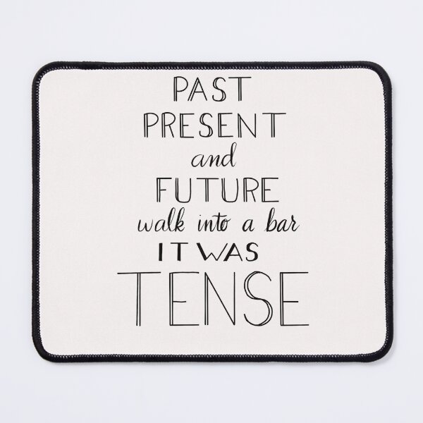 Item preview, Corny Joke Past Present and Future Walk into a Bar designed and sold by rhombusOnion.
