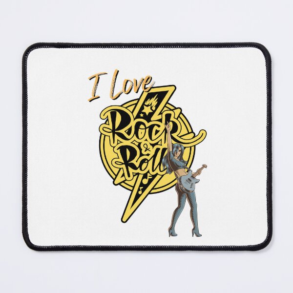Item preview, I Love Rock & Roll - Yellow, Light designed and sold by Mean-Musician.
