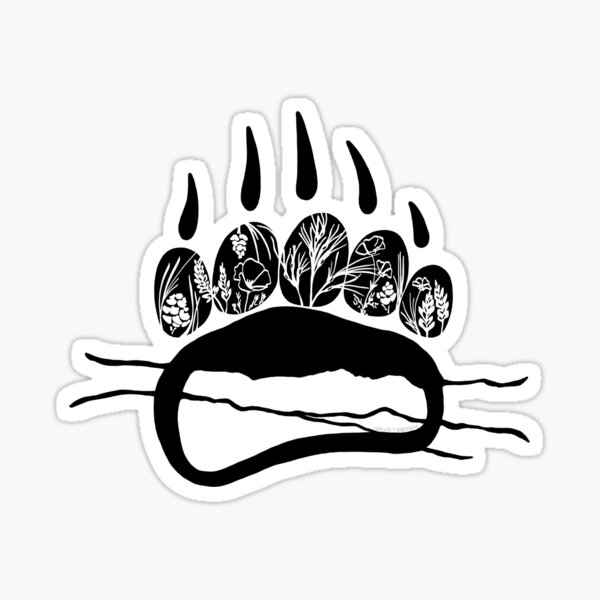 California Trail Bear Sticker