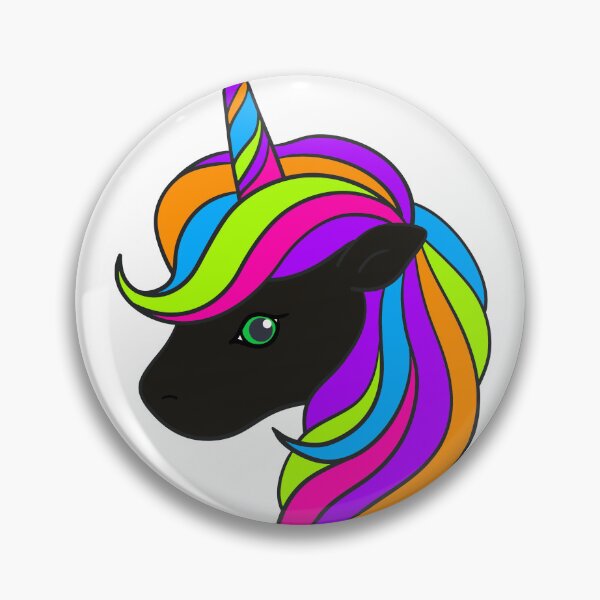 Artikelvorschau, Schönes schwarzes Einhorn mit Regenbogenmähne entworfen und verkauft von trendingatees.