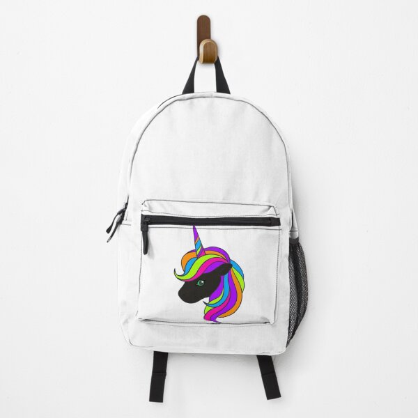 Item preview, Beautiful Black Unicorn with Rainbow Mane designed and sold by trendingatees.