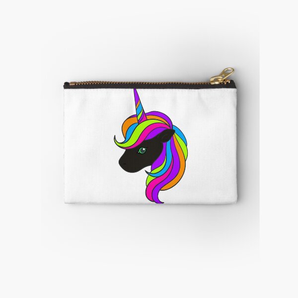 Item preview, Beautiful Black Unicorn with Rainbow Mane designed and sold by trendingatees.