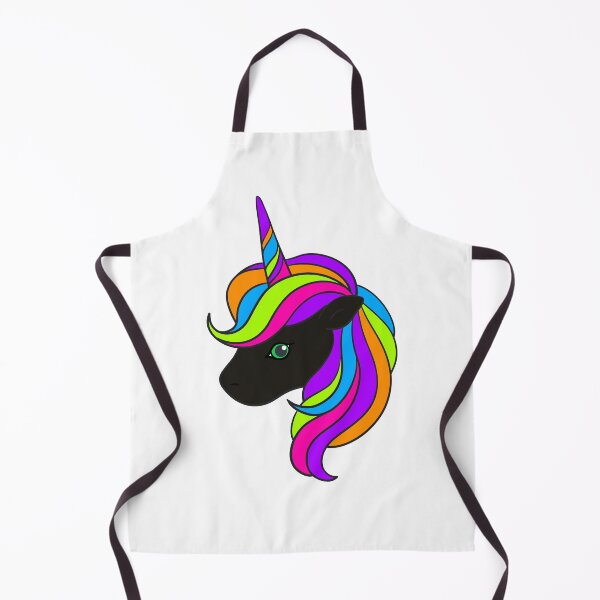 Item preview, Beautiful Black Unicorn with Rainbow Mane designed and sold by trendingatees.