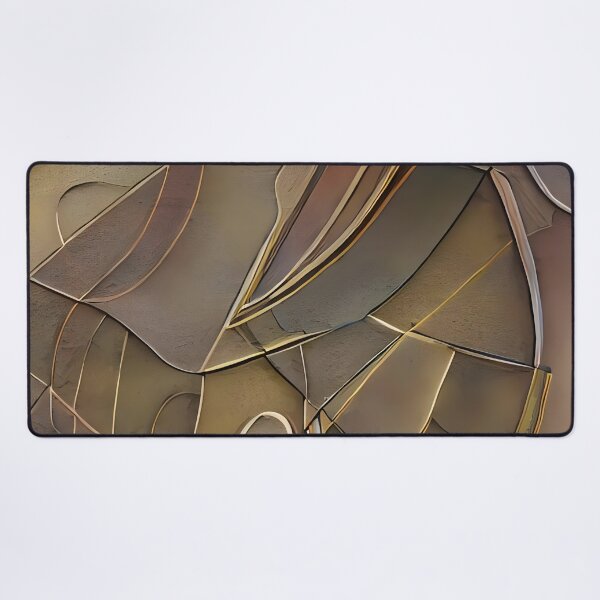 Item preview, Abstract intrincated painting red yellow ochre designed and sold by thecocotouchart.