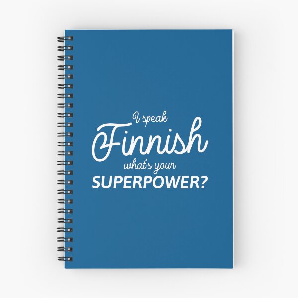 Item preview, I speak Finnish - What's your Superpower? in white designed and sold by knappidesign.