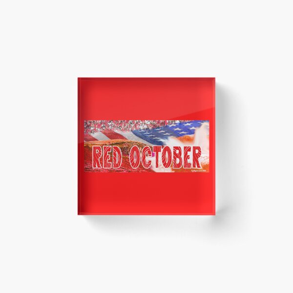 Red October Acrylic Block