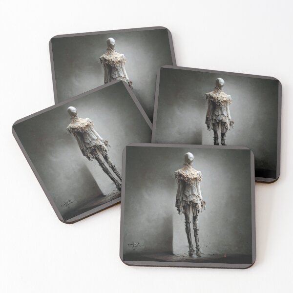 Item preview, manniquins spooky odd art designed and sold by Black  Vulture.