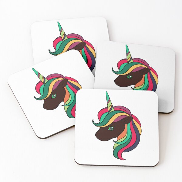 Item preview, Brown Unicorn with Bright Mane designed and sold by trendingatees.