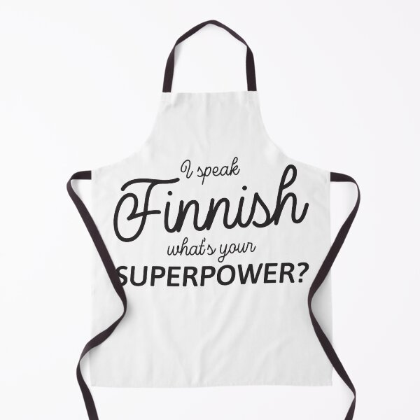 Item preview, I speak Finnish - What's your Superpower? in black designed and sold by knappidesign.