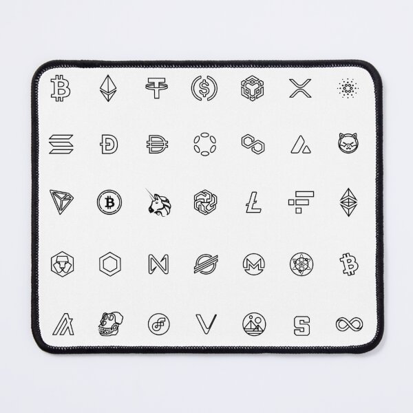 Item preview, Coin Market Cap Top Cryptos - v2 designed and sold by ClothingnCrypto.
