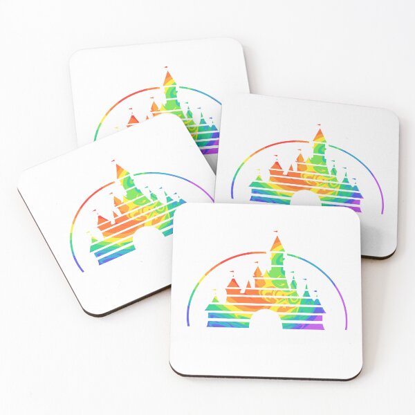 Item preview, Rainbow Tie Dye 90s Aesthetic Movie Castle Sticker designed and sold by Brooke’s Broadway Stickers.