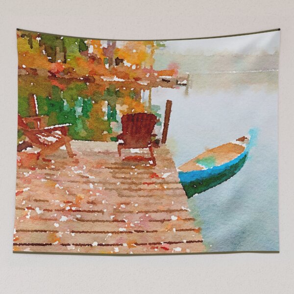 Item preview, Dockside Canoe designed and sold by TheArtCave.
