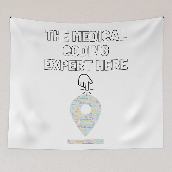 Item preview, The Medical Coding Expert Here designed and sold by WONDERGEARS.