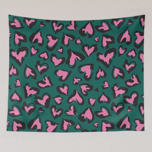 Item preview, Leopard Heart Animal Repeat Pattern designed and sold by bolimj.