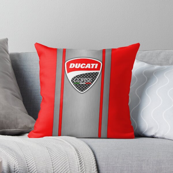Ducati Corse Steel Skin Throw Pillow